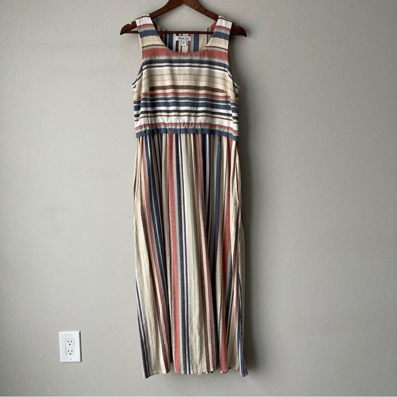 Coldwater Creek Cotton Linen Maxi Dress - Picture 3 of 13